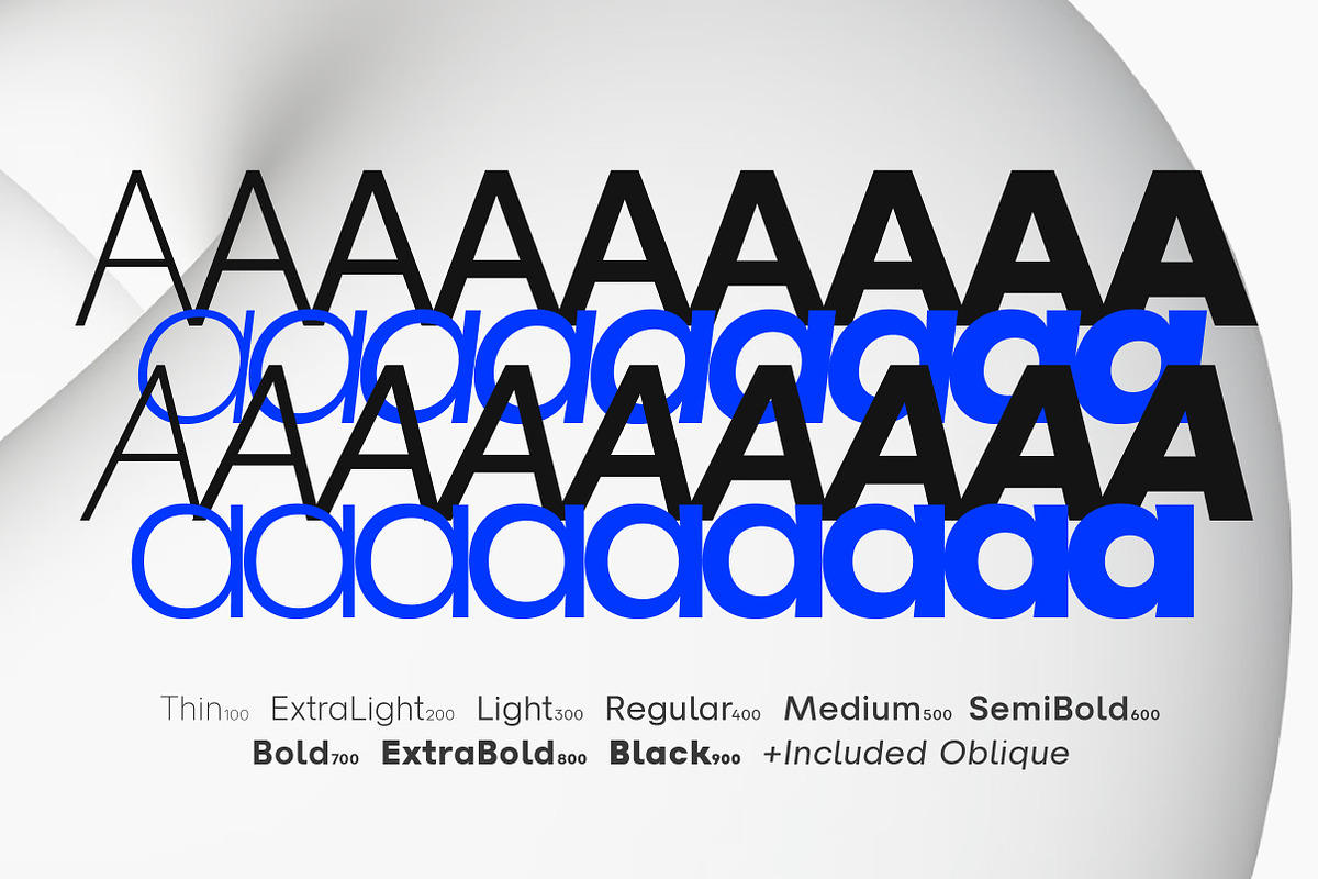 现代时尚品牌网络排版包装设计无衬线英文字体安装包 Naru Sans a Geometric Sans Family , 第3张-素材湾丨精选海外优质设计素材资源 现代时尚品牌网络排版包装设计无衬线英文字体安装包 Naru Sans a Geometric Sans Family , sucaiwan.com