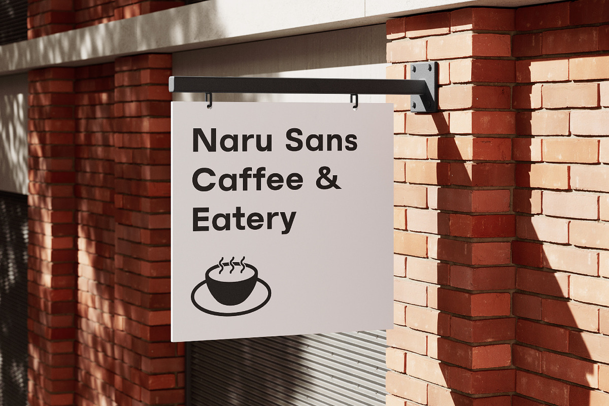 现代时尚品牌网络排版包装设计无衬线英文字体安装包 Naru Sans a Geometric Sans Family , 第15张-素材湾丨精选海外优质设计素材资源 现代时尚品牌网络排版包装设计无衬线英文字体安装包 Naru Sans a Geometric Sans Family , sucaiwan.com