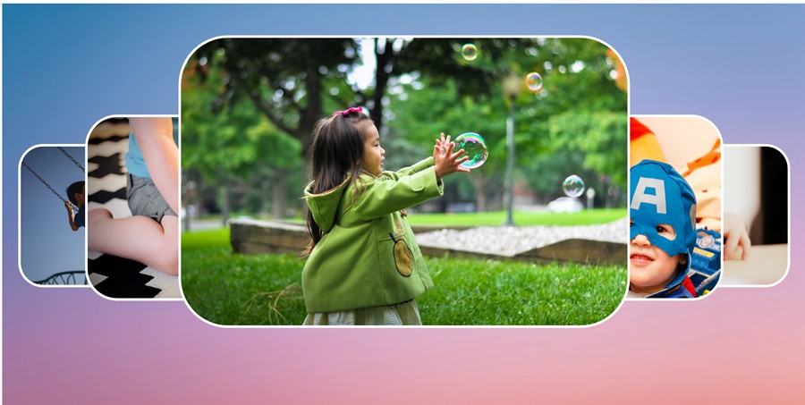 PPT模板高级感小学生幼儿园教师人物介绍生日快乐节日图片轮播PPT , sucaiwan.com