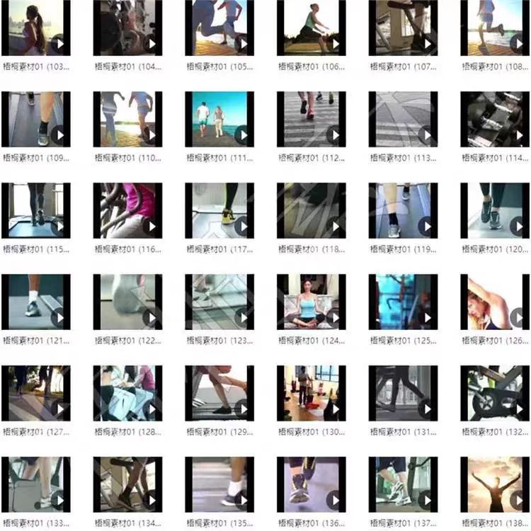 跑步运动健身锻炼励志视频瑜伽自律奋斗奔跑梦想超清短视频素材包 , sucaiwan.com