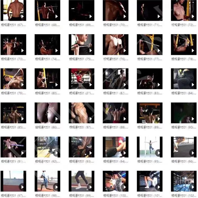 跑步运动健身锻炼励志视频瑜伽自律奋斗奔跑梦想超清短视频素材包 , sucaiwan.com