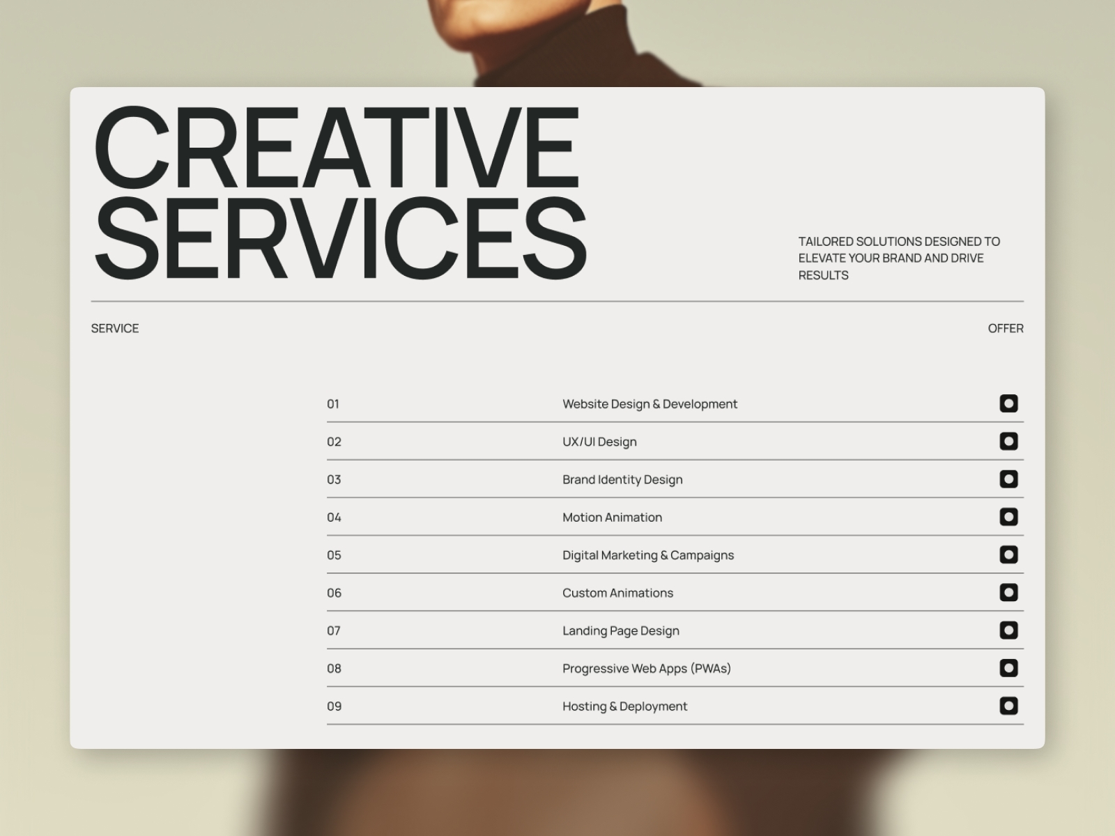 极简时尚工作室个人摄影艺术作品集网站web ui界面设计figma/framer模板素材UNFIXED STUDIO — Minimalist Studio Agency Portfolio , 第3张-素材湾丨精选海外优质设计素材资源 极简时尚工作室个人摄影艺术作品集网站web ui界面设计figma/framer模板素材UNFIXED STUDIO — Minimalist Studio Agency Portfolio , sucaiwan.com