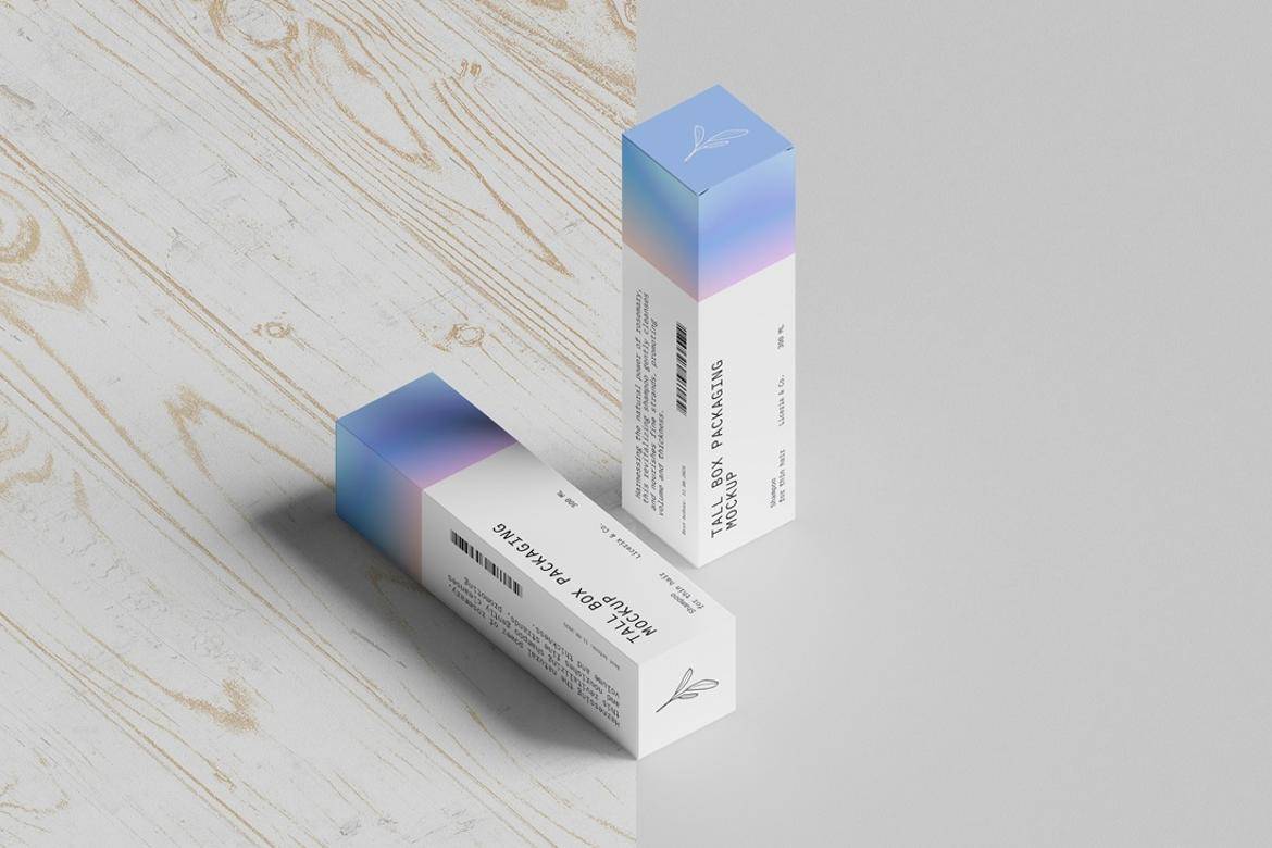 4款时尚化妆品产品包装纸盒设计展示效果图PSD样机模板Tall Box Packaging Mockup , 第3张-素材湾丨精选海外优质设计素材资源 4款时尚化妆品产品包装纸盒设计展示效果图PSD样机模板Tall Box Packaging Mockup , sucaiwan.com