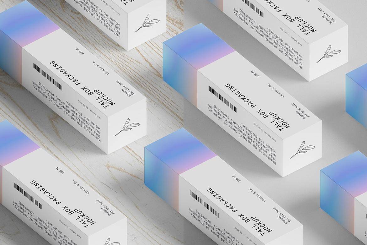 4款时尚化妆品产品包装纸盒设计展示效果图PSD样机模板Tall Box Packaging Mockup , 第5张-素材湾丨精选海外优质设计素材资源 4款时尚化妆品产品包装纸盒设计展示效果图PSD样机模板Tall Box Packaging Mockup , sucaiwan.com