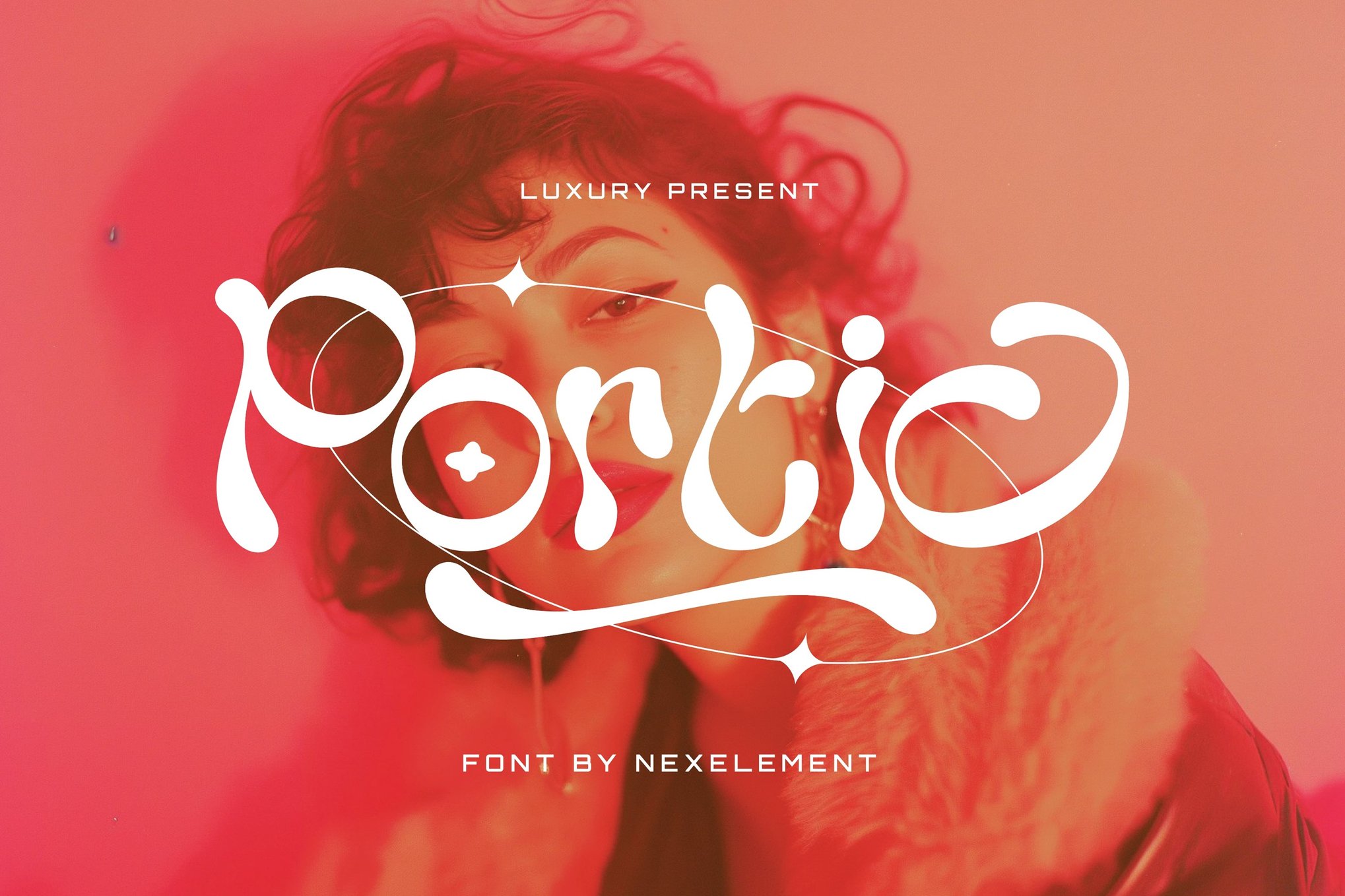 优雅复古杂志海报徽标设计装饰英文字体安装包 Portic – Aesthetic Font , sucaiwan.com