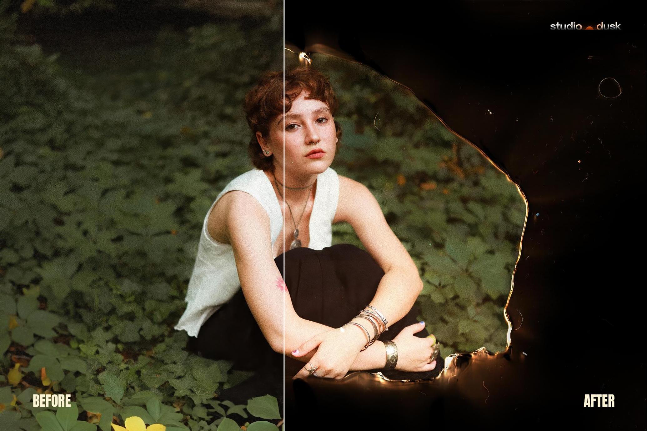 8个复古怀旧时尚燃烧撕裂毁坏痕迹照片效果Photoshop模板样机(PSD) Burn —Photo Effects 图片素材 sucaiwan.com