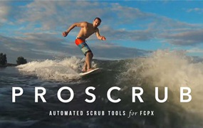 FCPX插件:热门创意视频抽帧快进快退鬼畜重复速度控制效果插件 ProScrub + 使用教程