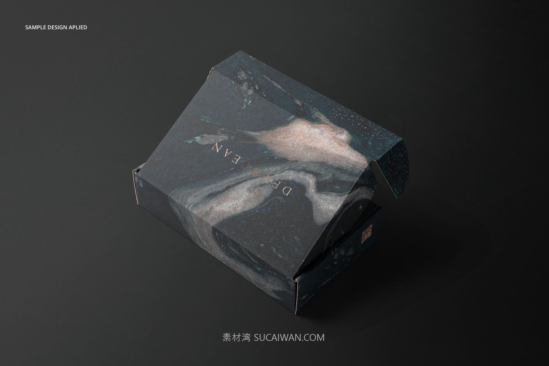 7款时尚服装鞋包装纸盒快递盒包装袋胶带VI设计展示效果图PSD样机模板Noissue Mailing Box Mockup Set v2 , sucaiwan.com