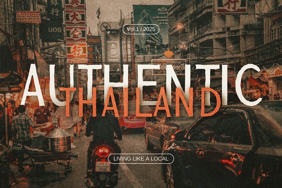 复古气息杂志海报邀请函标题徽标Logo设计PS/AI无衬线英文字体 Martein – Rough Sans 设计素材 sucaiwan.com