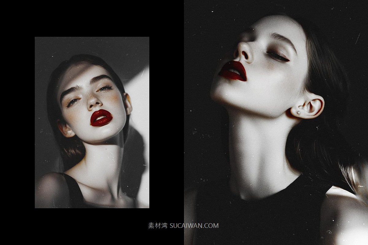 复古粒状划痕照片效果ps特效滤镜样机 Cinema Noir Photo Effect , 第6张-素材湾丨精选海外优质设计素材资源 复古粒状划痕照片效果ps特效滤镜样机 Cinema Noir Photo Effect , sucaiwan.com