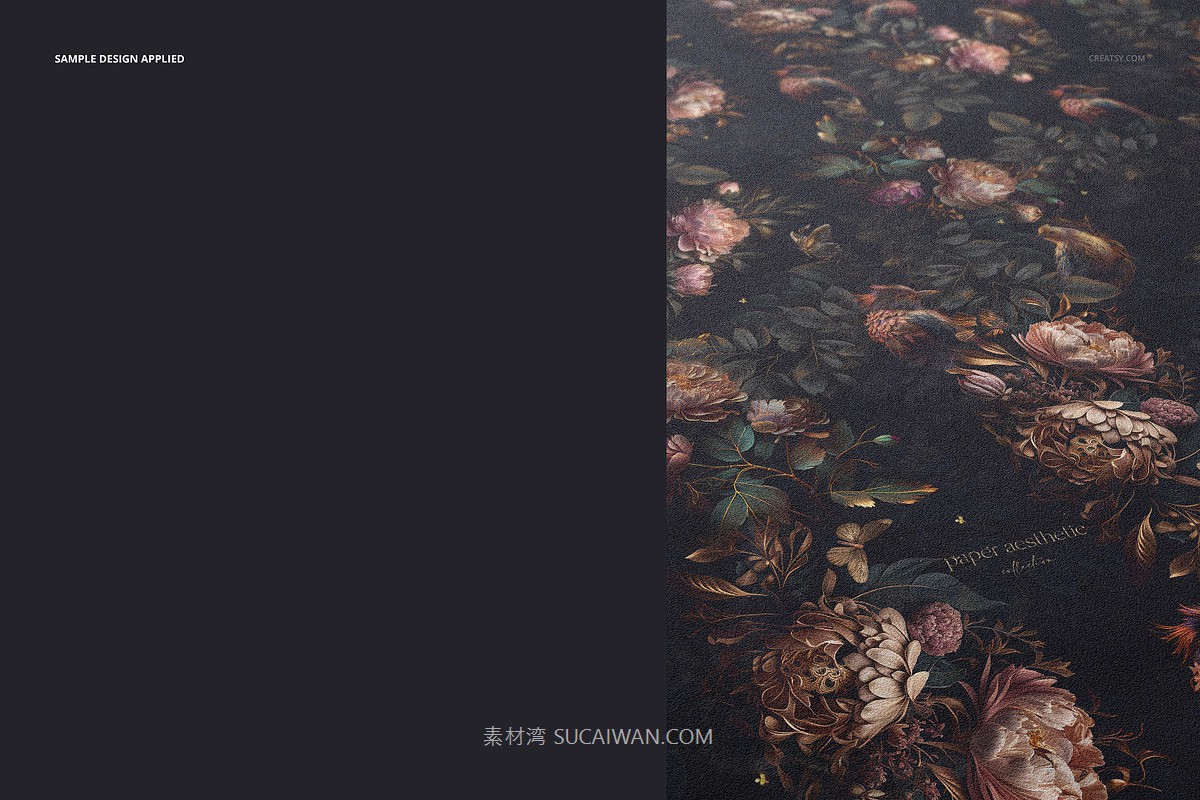 7款高级无纺布壁纸墙纸印花图案设计展示效果图PSD样机模板素材 Non-woven Vinyl Wallpaper Mockup Set v.1 , 第6张-素材湾丨精选海外优质设计素材资源 7款高级无纺布壁纸墙纸印花图案设计展示效果图PSD样机模板素材 Non-woven Vinyl Wallpaper Mockup Set v.1 , sucaiwan.com