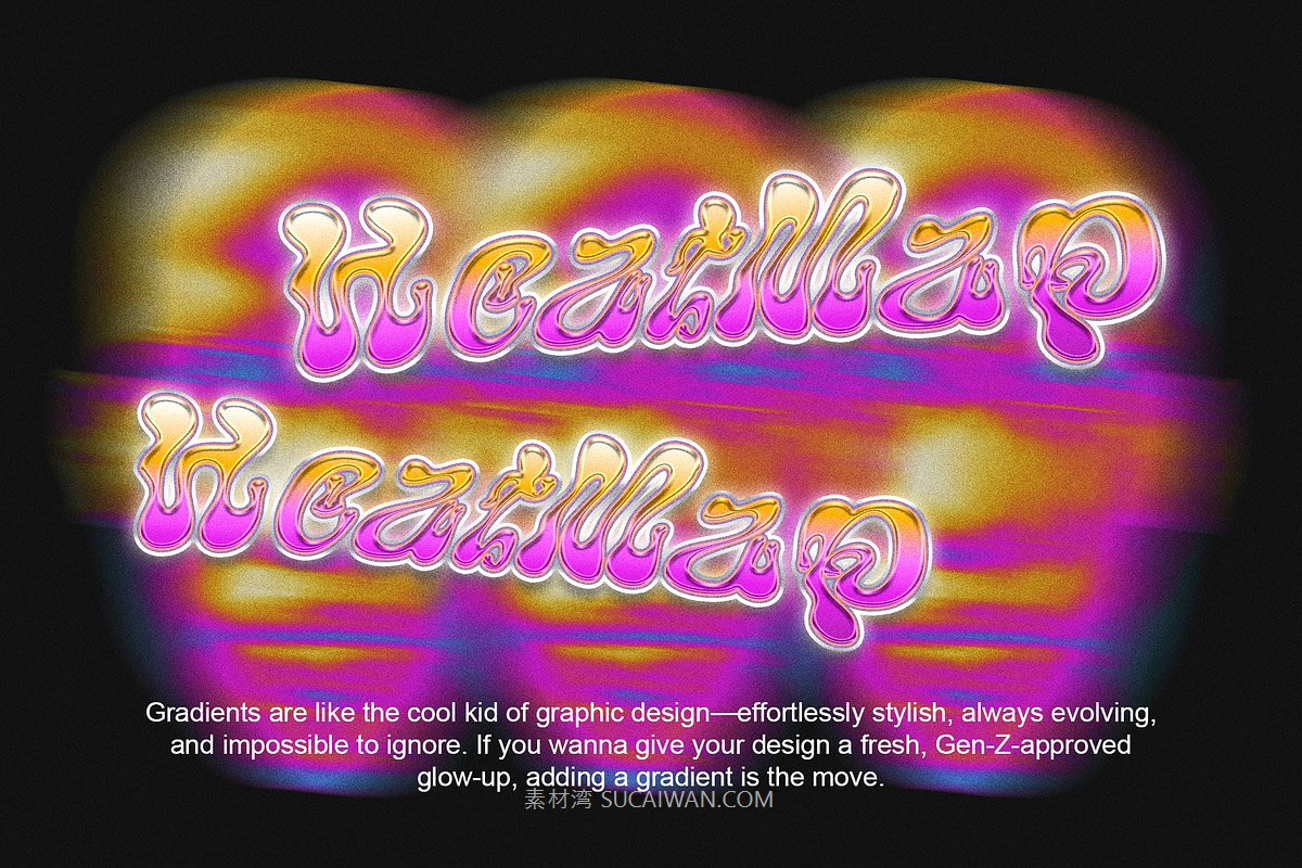 现代未来派品牌海报设计液体装饰英文字体安装包 Booster – Liquid Font , 第4张-素材湾丨精选海外优质设计素材资源 现代未来派品牌海报设计液体装饰英文字体安装包 Booster – Liquid Font , sucaiwan.com