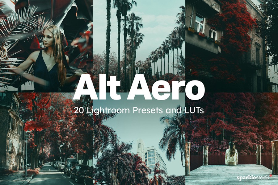 20组迷幻美学旅行博主摄影照片调色Lightroom预设 20 Alt Aero Lightroom Presets and LUTs , 第1张-素材湾丨精选海外优质设计素材资源 20组迷幻美学旅行博主摄影照片调色Lightroom预设 20 Alt Aero Lightroom Presets and LUTs , sucaiwan.com