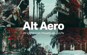20组迷幻美学旅行博主摄影照片调色Lightroom预设 20 Alt Aero Lightroom Presets and LUTs