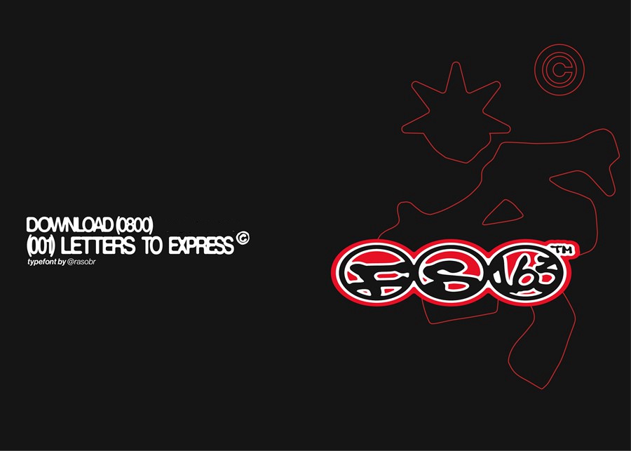 可商用街头文化艺术海报封面手写涂鸦标题LOGO排版英文字体 FS163 TYPE FACE , 第7张-素材湾丨精选海外优质设计素材资源 可商用街头文化艺术海报封面手写涂鸦标题LOGO排版英文字体 FS163 TYPE FACE , sucaiwan.com