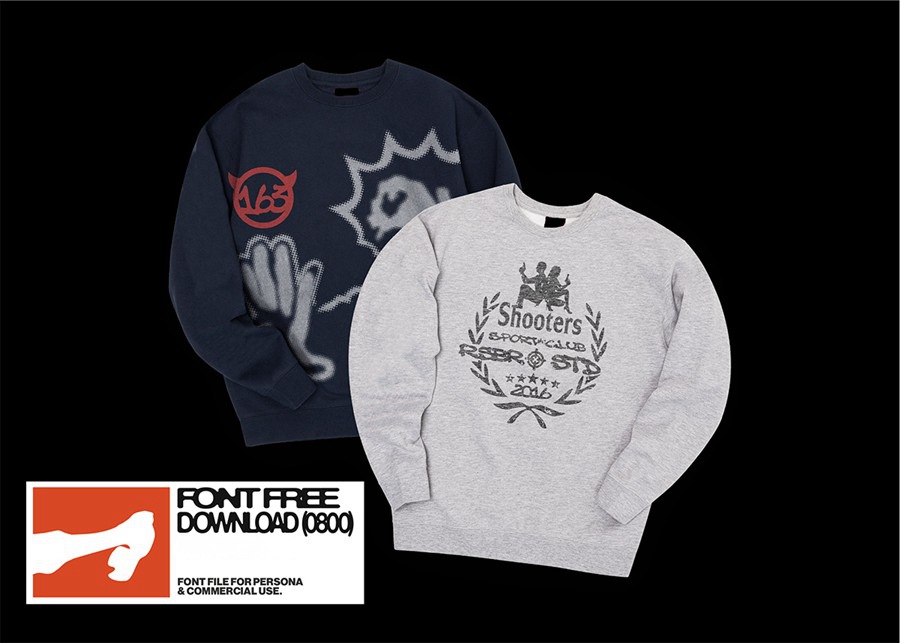 可商用街头文化艺术海报封面手写涂鸦标题LOGO排版英文字体 FS163 TYPE FACE , 第6张-素材湾丨精选海外优质设计素材资源 可商用街头文化艺术海报封面手写涂鸦标题LOGO排版英文字体 FS163 TYPE FACE , sucaiwan.com