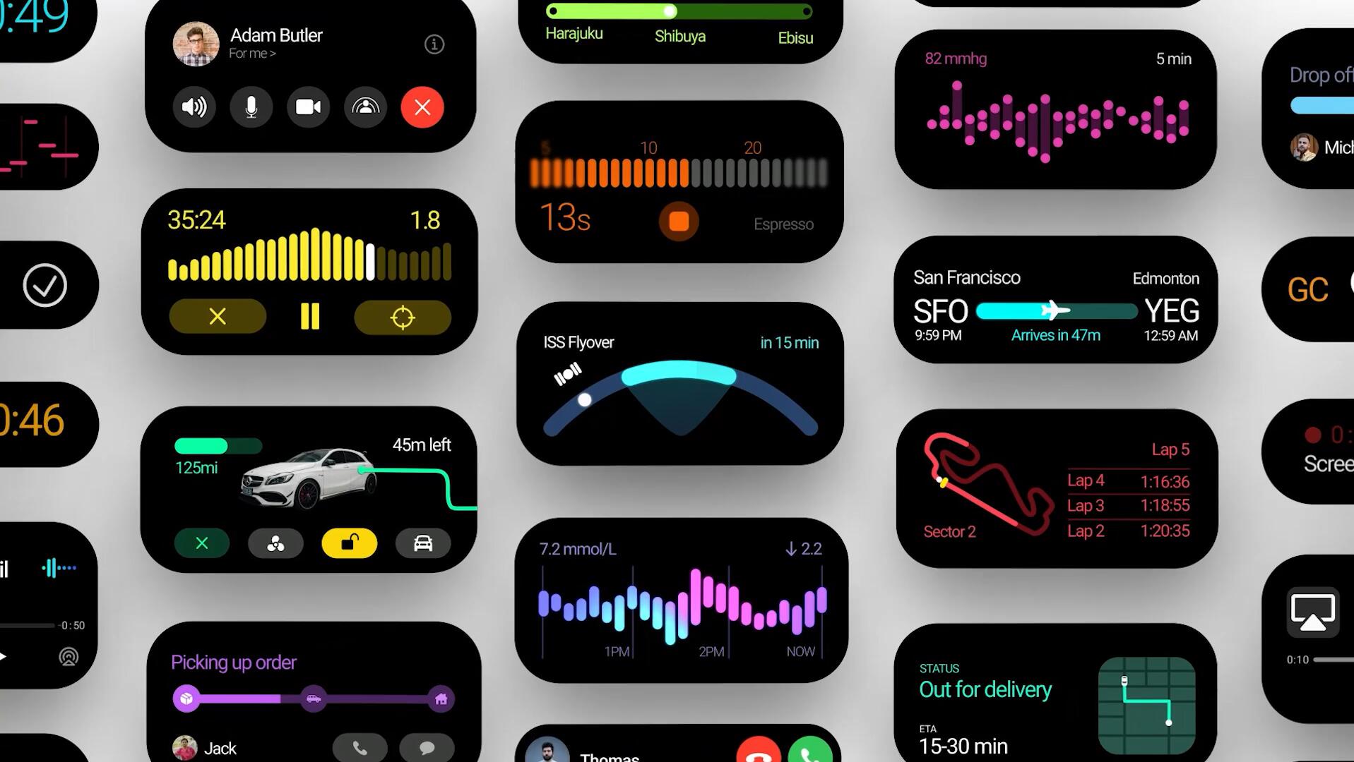 AE模板：30种IPhone16灵动岛手机界面动画模板 , sucaiwan.com