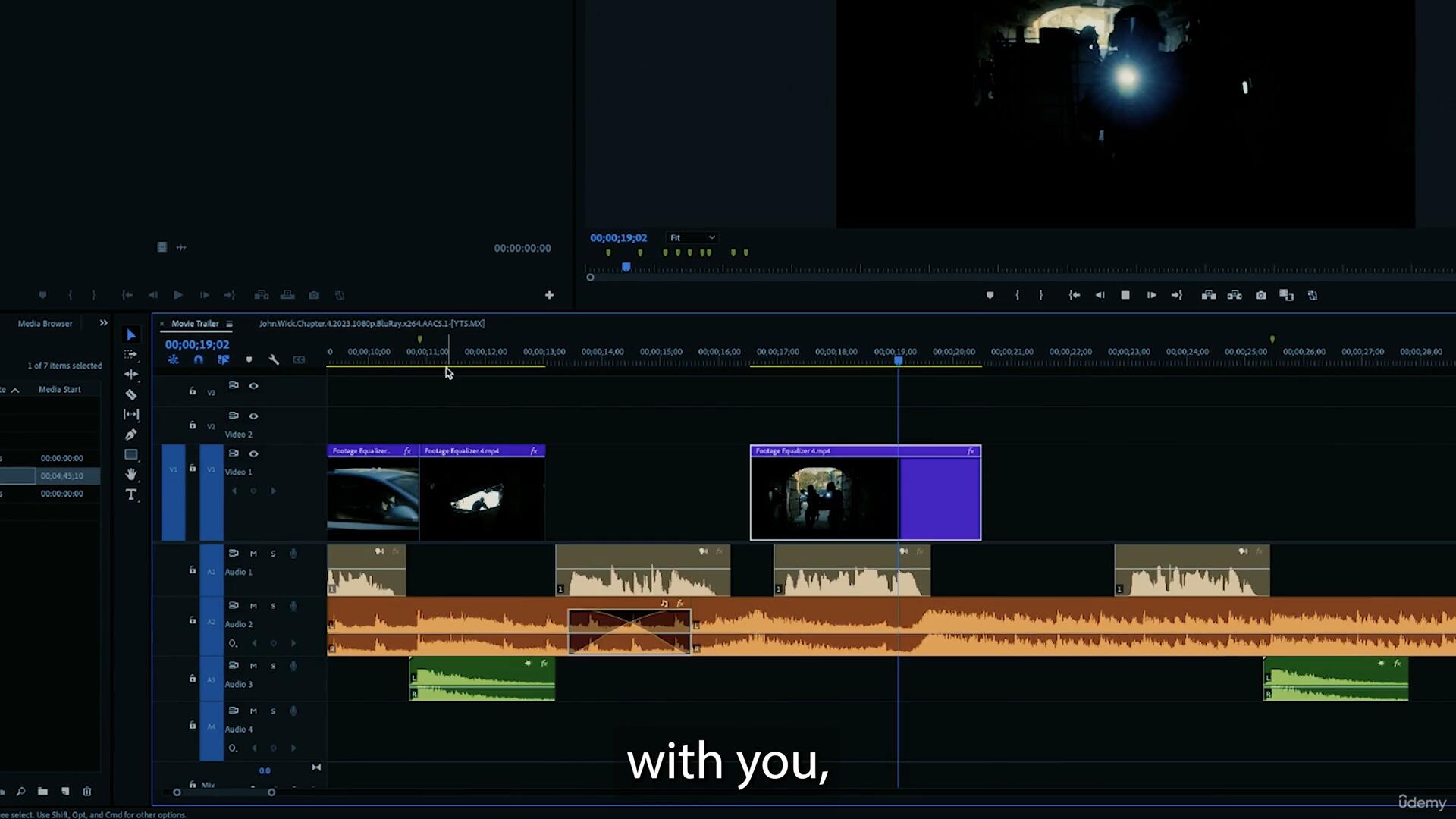 大师课程：好莱坞电影预告片编辑、剪辑、声音设计、视频课程 Movie Trailer Editing Mastery – Learn From A Hollywood Pro 设计教程 sucaiwan.com