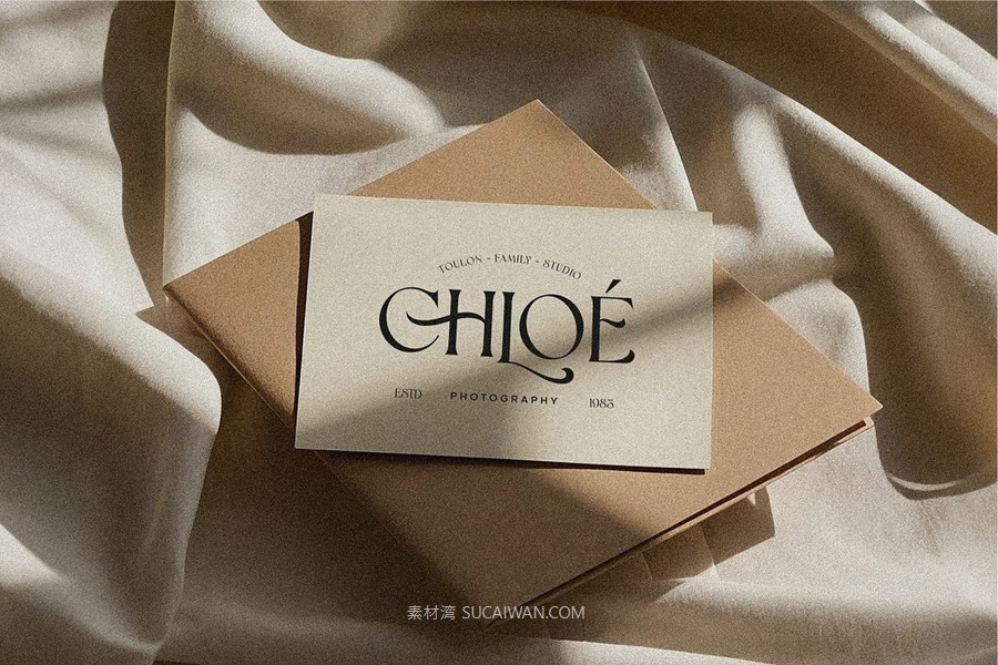 时尚优雅品牌海报婚礼设计衬线英文字体安装包 Shaena – Beautiful Serif , sucaiwan.com