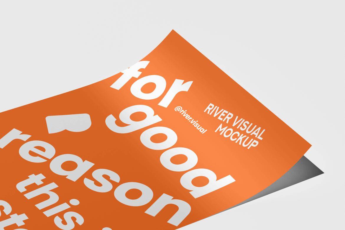 6款时尚传单海报单页招贴设计展示效果图PSD样机模板 Poster Print Mockup , 第6张-素材湾丨精选海外优质设计素材资源 6款时尚传单海报单页招贴设计展示效果图PSD样机模板 Poster Print Mockup , sucaiwan.com