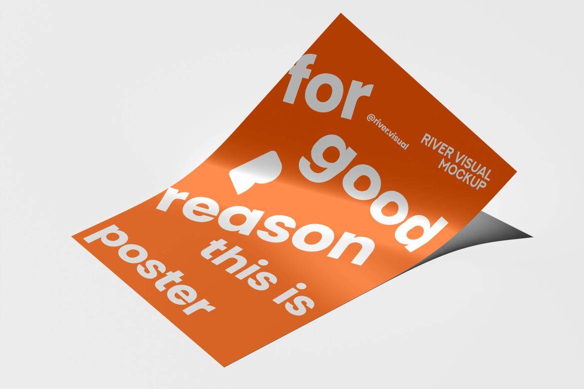 6款时尚传单海报单页招贴设计展示效果图PSD样机模板 Poster Print Mockup , 第5张-素材湾丨精选海外优质设计素材资源 6款时尚传单海报单页招贴设计展示效果图PSD样机模板 Poster Print Mockup , sucaiwan.com