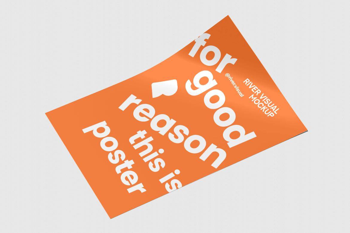 6款时尚传单海报单页招贴设计展示效果图PSD样机模板 Poster Print Mockup , 第8张-素材湾丨精选海外优质设计素材资源 6款时尚传单海报单页招贴设计展示效果图PSD样机模板 Poster Print Mockup , sucaiwan.com