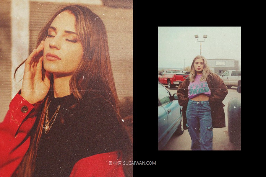 复古美学模糊燥点照片效果ps特效滤镜样机 Vintage Aesthetic Photo Effect , 第2张-素材湾丨精选海外优质设计素材资源 复古美学模糊燥点照片效果ps特效滤镜样机 Vintage Aesthetic Photo Effect , sucaiwan.com