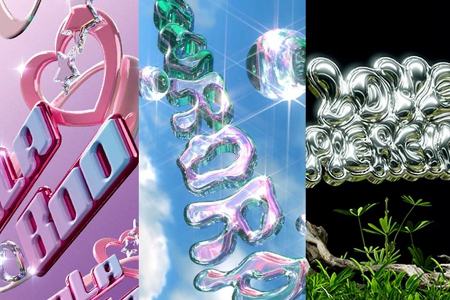 大师课程:创意复古Y2K风格酸性镀铬塑料、气球、流体、3D字体海报视觉排版Blender视频课程 Coloso Creating Kitsch 3D Typography with Blender , 第2张-素材湾丨精选海外优质设计素材资源 大师课程:创意复古Y2K风格酸性镀铬塑料、气球、流体、3D字体海报视觉排版Blender视频课程 Coloso Creating Kitsch 3D Typography with Blender , sucaiwan.com