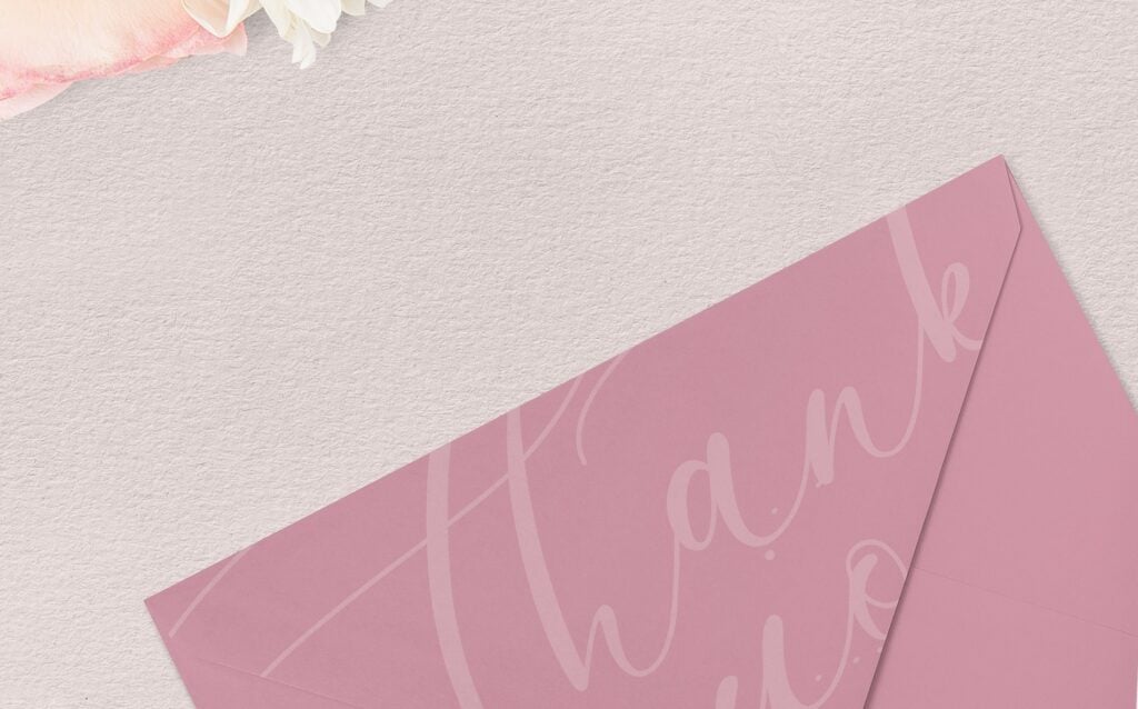 婚礼邀请函邀请卡感谢卡贺卡设计展示效果图PS贴图样机模板 样机素材 sucaiwan.com