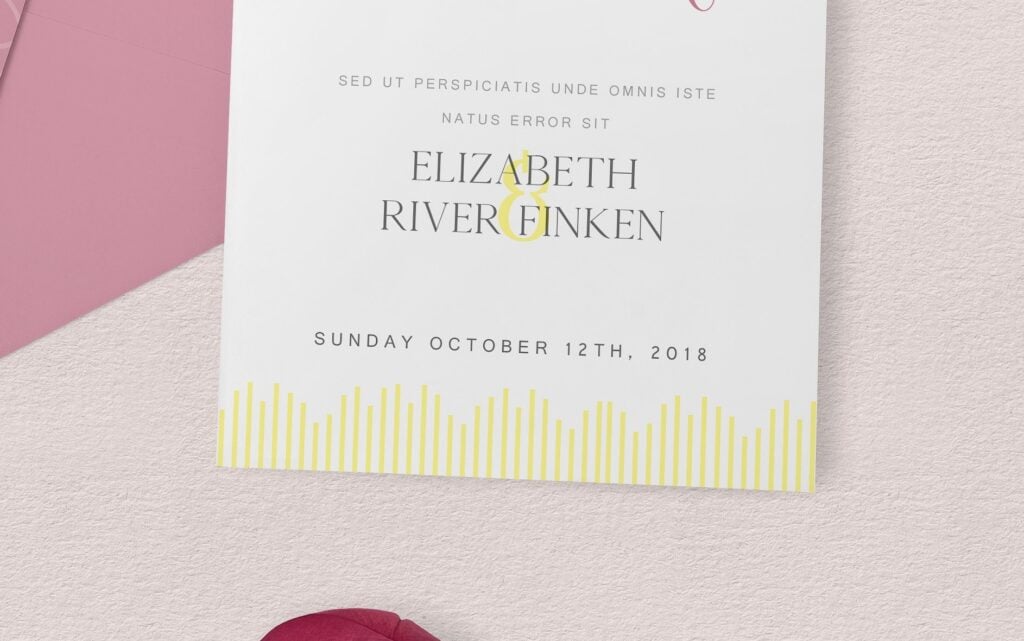 婚礼邀请函邀请卡感谢卡贺卡设计展示效果图PS贴图样机模板 样机素材 sucaiwan.com