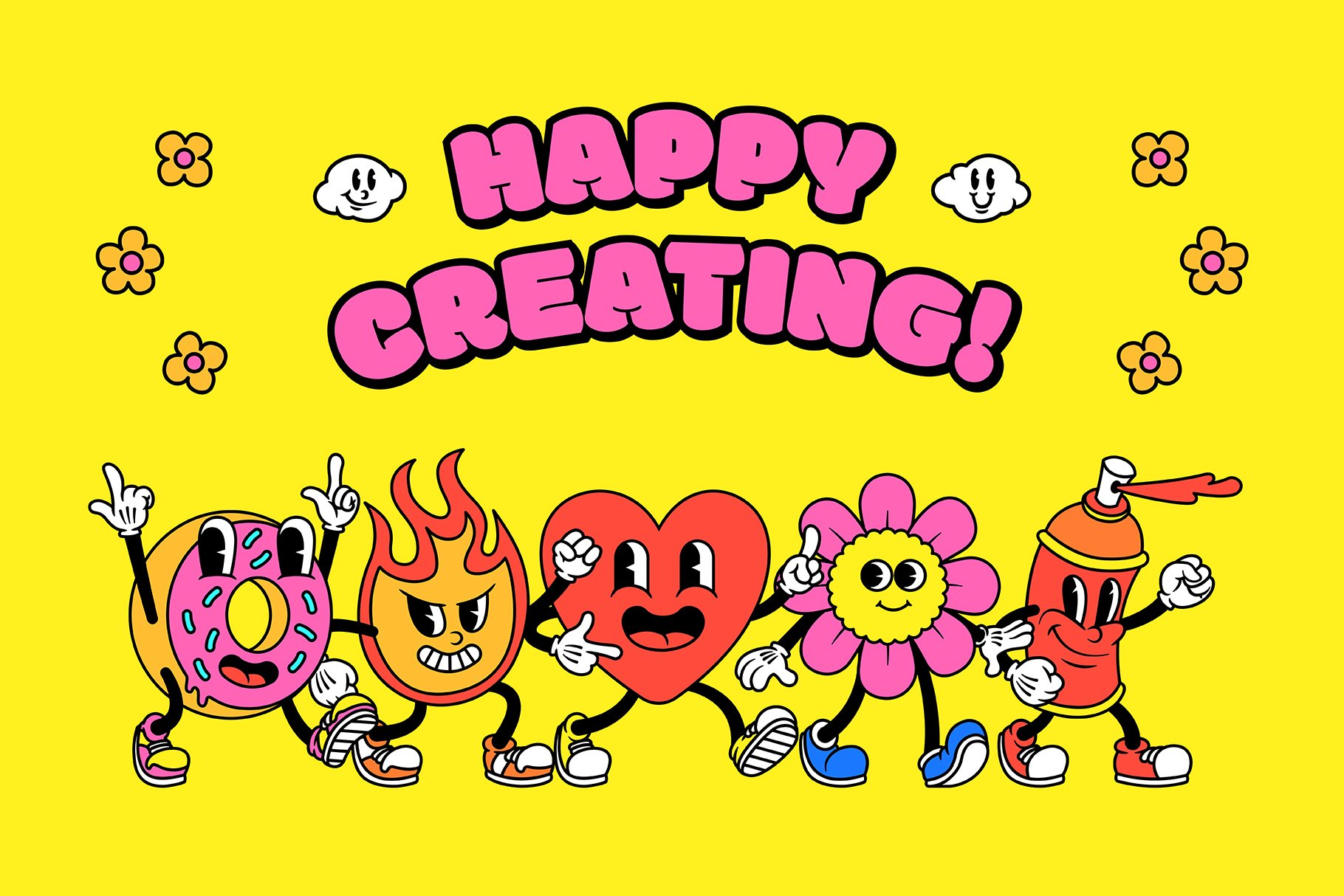 Whimsical Cartoon Vol.1 卡通风格 PNG PSD AI 表情 贴纸 海报设计图形资产 图片素材 第13张-素材湾丨精选海外优质设计素材资源 Whimsical Cartoon Vol.1 卡通风格 PNG PSD AI 表情 贴纸 海报设计图形资产 图片素材 sucaiwan.com