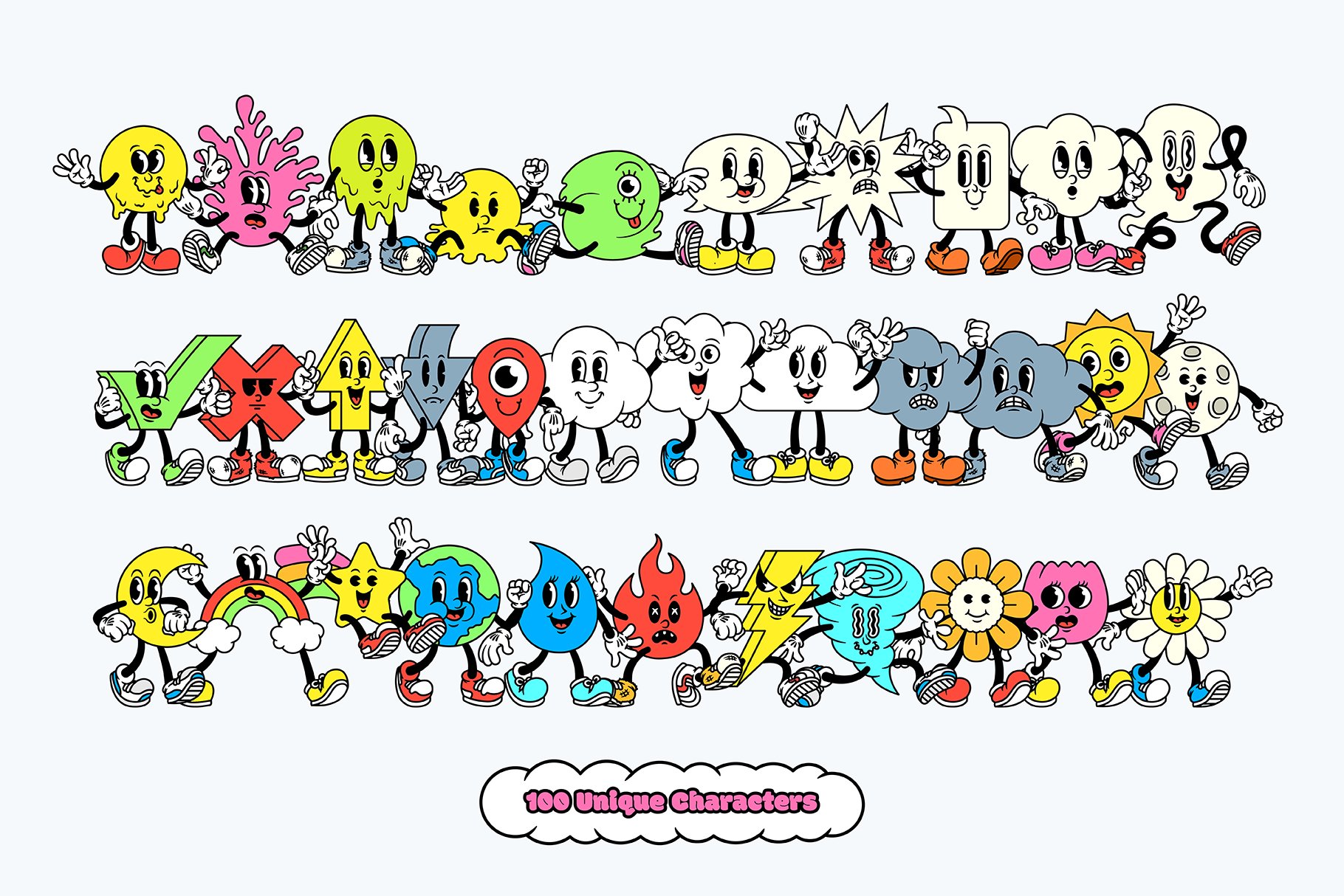 Whimsical Cartoon Vol.2 卡通风格 PNG PSD AI 表情 贴纸 海报设计图形资产 图片素材 第3张-素材湾丨精选海外优质设计素材资源 Whimsical Cartoon Vol.2 卡通风格 PNG PSD AI 表情 贴纸 海报设计图形资产 图片素材 sucaiwan.com