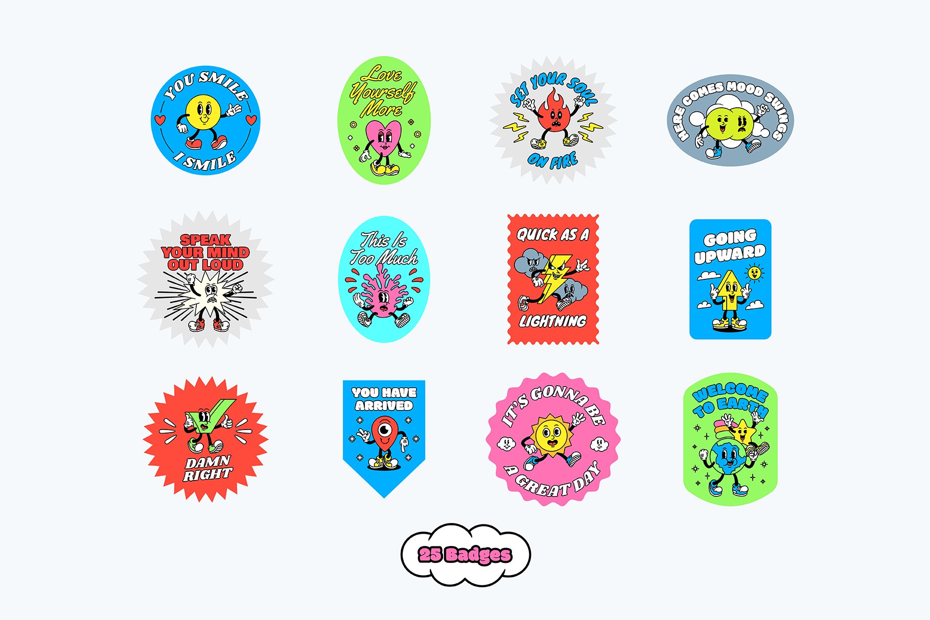 Whimsical Cartoon Vol.2 卡通风格 PNG PSD AI 表情 贴纸 海报设计图形资产 图片素材 第10张-素材湾丨精选海外优质设计素材资源 Whimsical Cartoon Vol.2 卡通风格 PNG PSD AI 表情 贴纸 海报设计图形资产 图片素材 sucaiwan.com