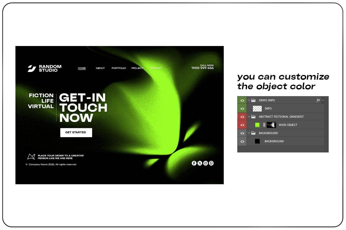 15款单色颗粒渐变扭曲抽象艺术背景图AI/PSD格式设计素材 Abstract Grainy Gradient Background , 第7张-素材湾丨精选海外优质设计素材资源 15款单色颗粒渐变扭曲抽象艺术背景图AI/PSD格式设计素材 Abstract Grainy Gradient Background , sucaiwan.com