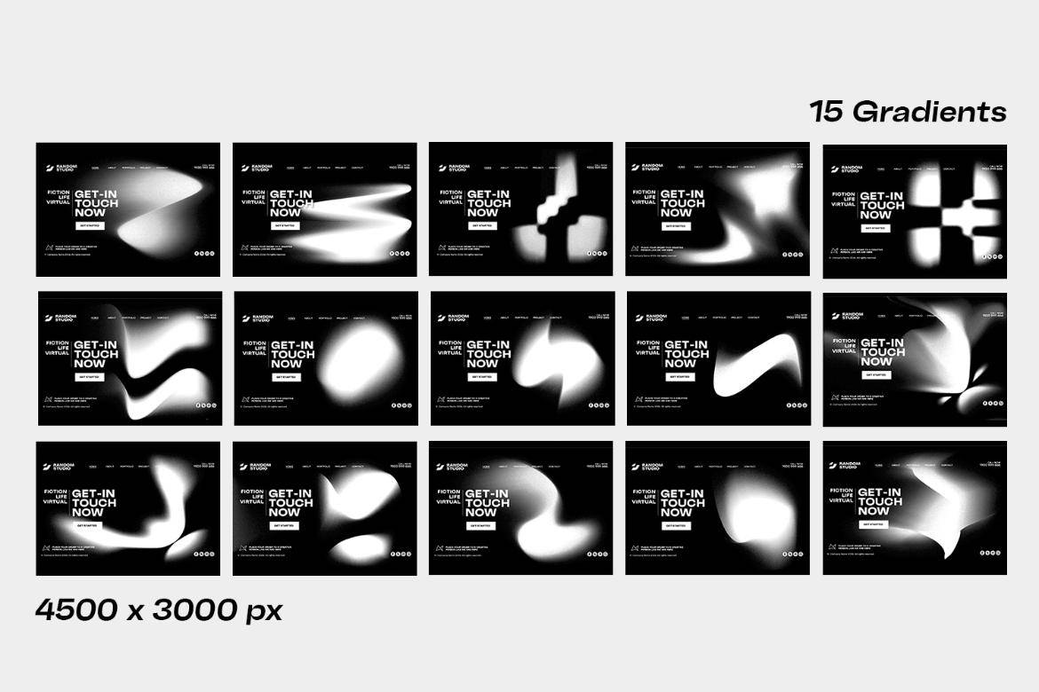 15款单色颗粒渐变扭曲抽象艺术背景图AI/PSD格式设计素材 Abstract Grainy Gradient Background , 第4张-素材湾丨精选海外优质设计素材资源 15款单色颗粒渐变扭曲抽象艺术背景图AI/PSD格式设计素材 Abstract Grainy Gradient Background , sucaiwan.com