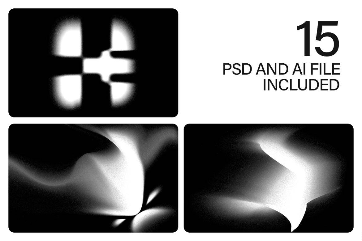 15款单色颗粒渐变扭曲抽象艺术背景图AI/PSD格式设计素材 Abstract Grainy Gradient Background , 第14张-素材湾丨精选海外优质设计素材资源 15款单色颗粒渐变扭曲抽象艺术背景图AI/PSD格式设计素材 Abstract Grainy Gradient Background , sucaiwan.com