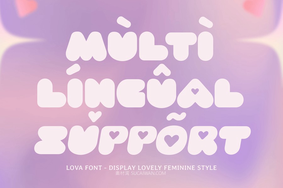 时尚可爱品牌婚礼徽标设计无衬线英文字体安装包 Lova – Lovely Feminine Font , 第2张-素材湾丨精选海外优质设计素材资源 时尚可爱品牌婚礼徽标设计无衬线英文字体安装包 Lova – Lovely Feminine Font , sucaiwan.com
