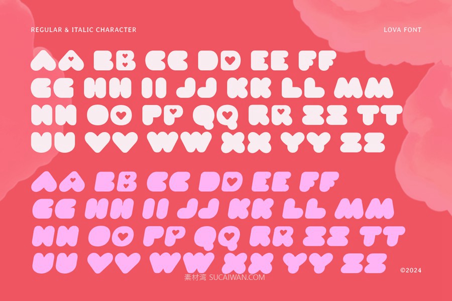 时尚可爱品牌婚礼徽标设计无衬线英文字体安装包 Lova – Lovely Feminine Font , 第9张-素材湾丨精选海外优质设计素材资源 时尚可爱品牌婚礼徽标设计无衬线英文字体安装包 Lova – Lovely Feminine Font , sucaiwan.com