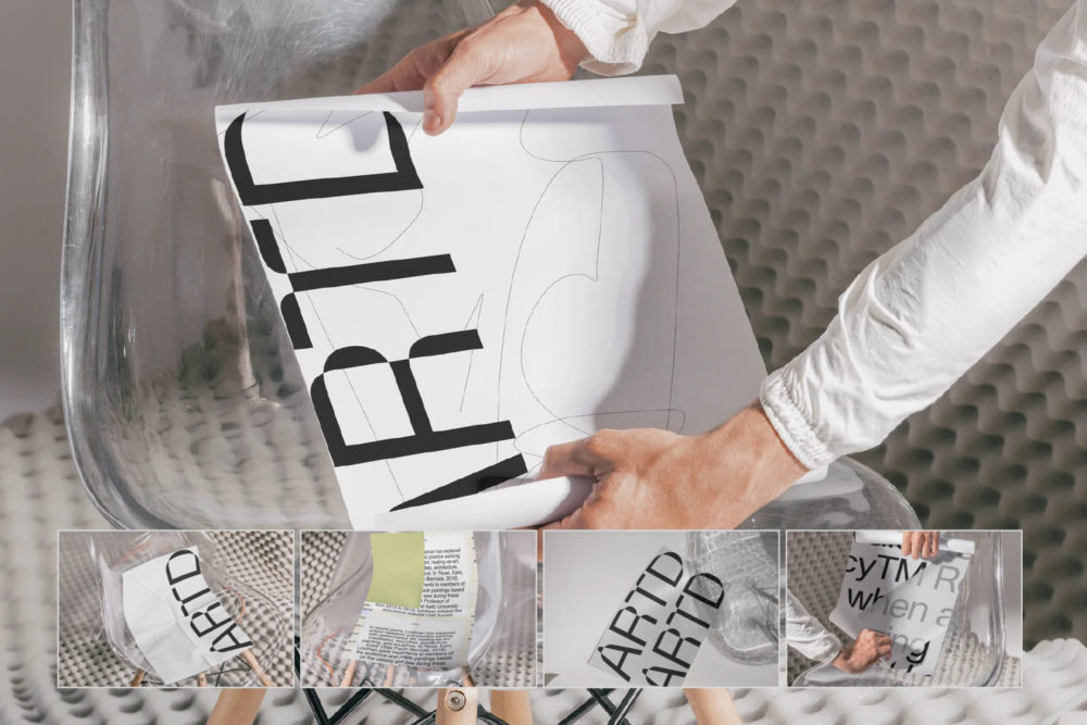 5款国外风塑料椅子传单视觉海报招贴设计展示效果图PSD样机Artdirected.Mockups – Poster Collection 04 , sucaiwan.com