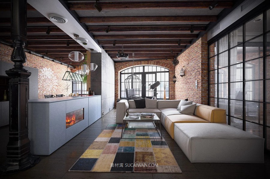 3ds Max 工业风阁楼办公室内场景资产3D模型素材 Evermotion – Archinterior Vol.46 , 第2张-素材湾丨精选海外优质设计素材资源 3ds Max 工业风阁楼办公室内场景资产3D模型素材 Evermotion – Archinterior Vol.46 , sucaiwan.com