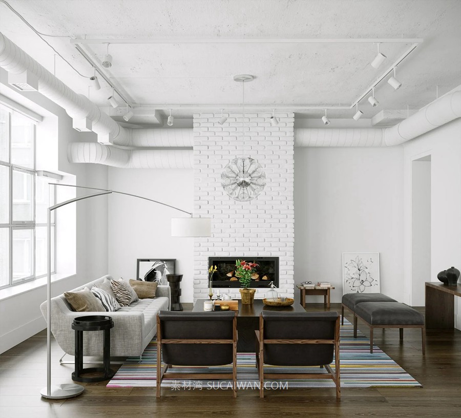 3ds Max 工业风阁楼办公室内场景资产3D模型素材 Evermotion – Archinterior Vol.46 , 第3张-素材湾丨精选海外优质设计素材资源 3ds Max 工业风阁楼办公室内场景资产3D模型素材 Evermotion – Archinterior Vol.46 , sucaiwan.com