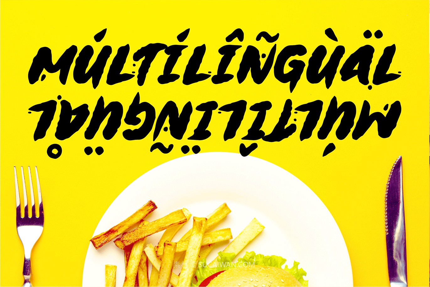 时尚创意品牌海报徽标设计无衬线英文字体安装包 Scribles – A Brush Font , 第4张-素材湾丨精选海外优质设计素材资源 时尚创意品牌海报徽标设计无衬线英文字体安装包 Scribles – A Brush Font , sucaiwan.com