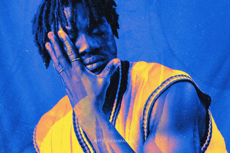 复古失真错位霓虹灯照片效果ps特效滤镜样机 Acid Neon Negative Photo Effect , 第2张-素材湾丨精选海外优质设计素材资源 复古失真错位霓虹灯照片效果ps特效滤镜样机 Acid Neon Negative Photo Effect , sucaiwan.com