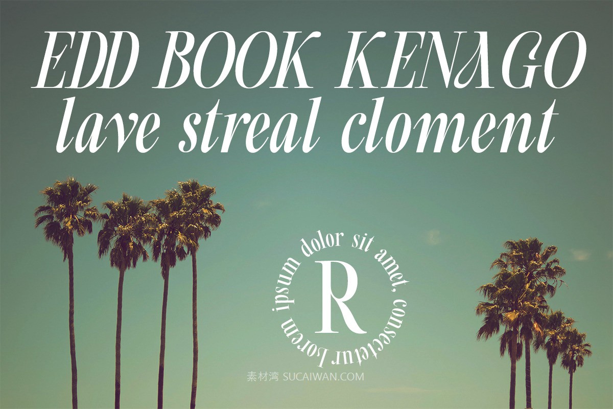 2款现代文艺优雅标题排版衬线西文英文字体 Beachwalk | Elegant Retro Serif , 第3张-素材湾丨精选海外优质设计素材资源 2款现代文艺优雅标题排版衬线西文英文字体 Beachwalk | Elegant Retro Serif , sucaiwan.com