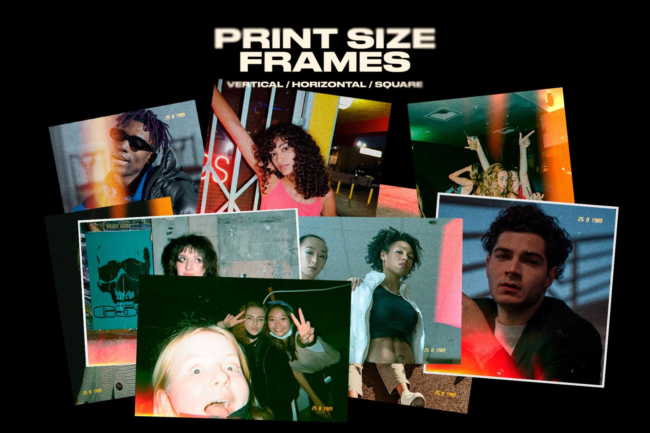 Disposable Camera Photo Effect 6个复古35MM胶片感风格漏光颗粒划痕摄影后期照片Photoshop模板(PSD) 插件预设 第1张-素材湾丨精选海外优质设计素材资源 Disposable Camera Photo Effect 6个复古35MM胶片感风格漏光颗粒划痕摄影后期照片Photoshop模板(PSD) 插件预设 sucaiwan.com