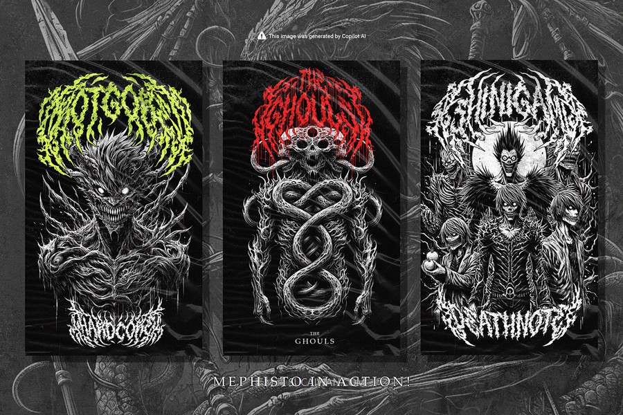 暗黑野蛮重金属纹身图腾设计装饰英文字体安装包 Mephisto – A True Black Metal Font 设计素材 第5张-素材湾丨精选海外优质设计素材资源 暗黑野蛮重金属纹身图腾设计装饰英文字体安装包 Mephisto – A True Black Metal Font 设计素材 sucaiwan.com