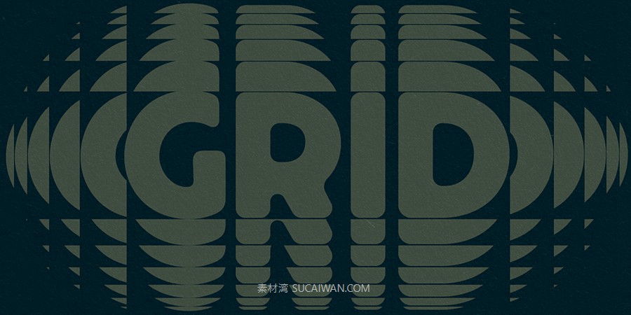 复古风格化几何风视觉海报杂志Logo设计PSAI无衬线英文字体安装包 Myfonts – Grafik Poster Font Family 设计素材 sucaiwan.com