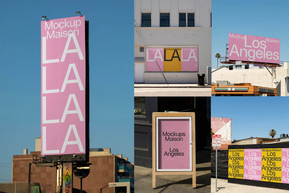 5款国外城市横幅海报广告牌设计展示效果图PSD样机模板素材 Mockup.Maison – Los Angeles Mockup Collection Vol 1 样机素材 第1张-素材湾丨精选海外优质设计素材资源 5款国外城市横幅海报广告牌设计展示效果图PSD样机模板素材 Mockup.Maison – Los Angeles Mockup Collection Vol 1 样机素材 sucaiwan.com
