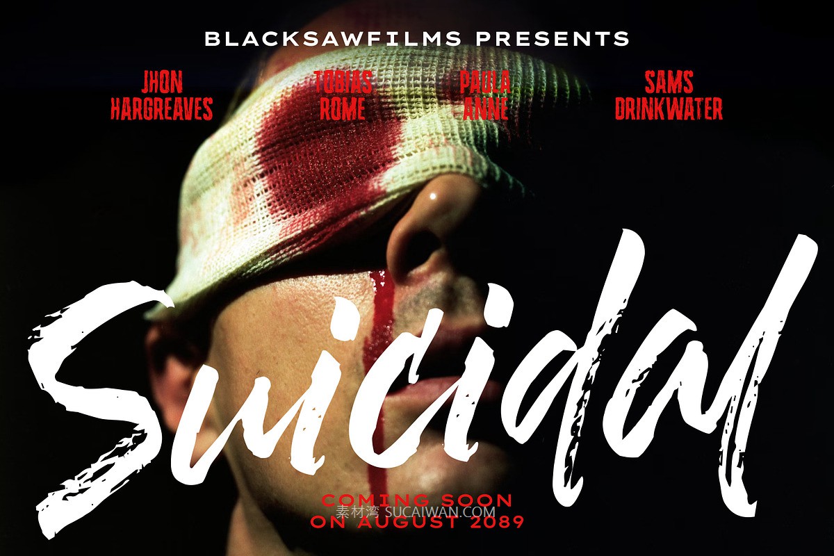 时尚品牌海报徽标设计手写英文字体安装包 Stallion Beatsides – Dry Brush Font 设计素材 第4张-素材湾丨精选海外优质设计素材资源 时尚品牌海报徽标设计手写英文字体安装包 Stallion Beatsides – Dry Brush Font 设计素材 sucaiwan.com