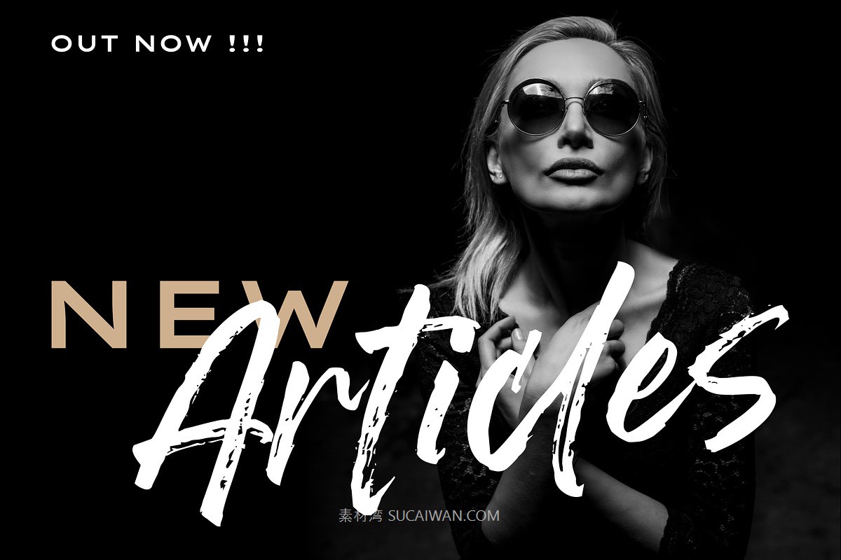 时尚品牌海报徽标设计手写英文字体安装包 Stallion Beatsides – Dry Brush Font 设计素材 第10张-素材湾丨精选海外优质设计素材资源 时尚品牌海报徽标设计手写英文字体安装包 Stallion Beatsides – Dry Brush Font 设计素材 sucaiwan.com